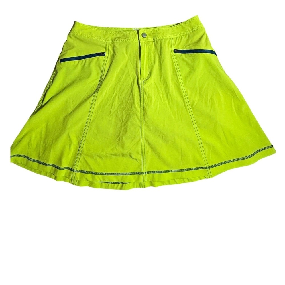 Title Nine Nimblene Skort Womens 6 Neon Teal Athletic Hiking Tennis Preppy